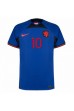 Fotbalové Dres Holandsko Memphis Depay #10 Venkovní Oblečení MS 2022 Krátký Rukáv